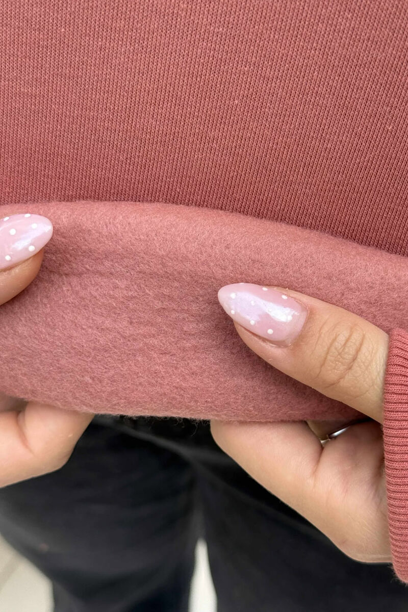 HOODIE ME PUSH ME DIZANJ TË THJESHTE TË VOGËL PARA PËR FEMRA NË NGJYRËN UTHULL - 4