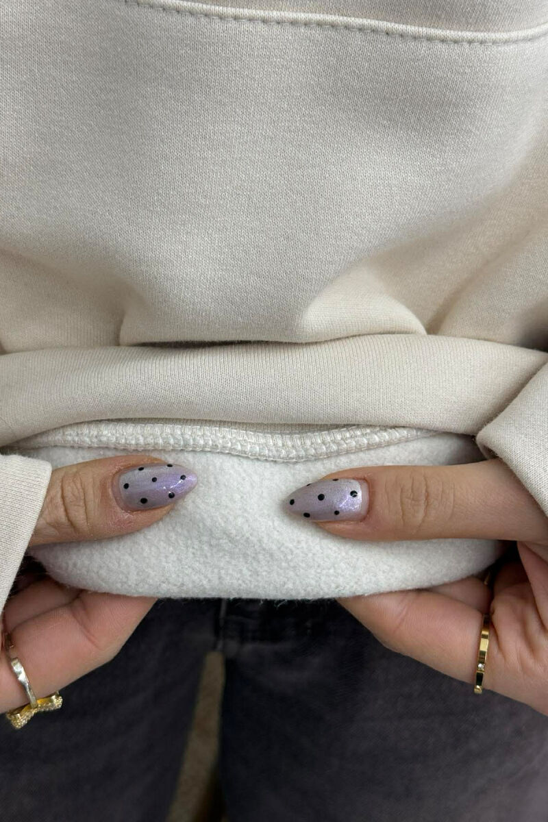 HOODIE NJE NGJYRESHE ME PUSH PER FEMRA NE NGJYRE BEZHE TE ZBARDHUR - 5