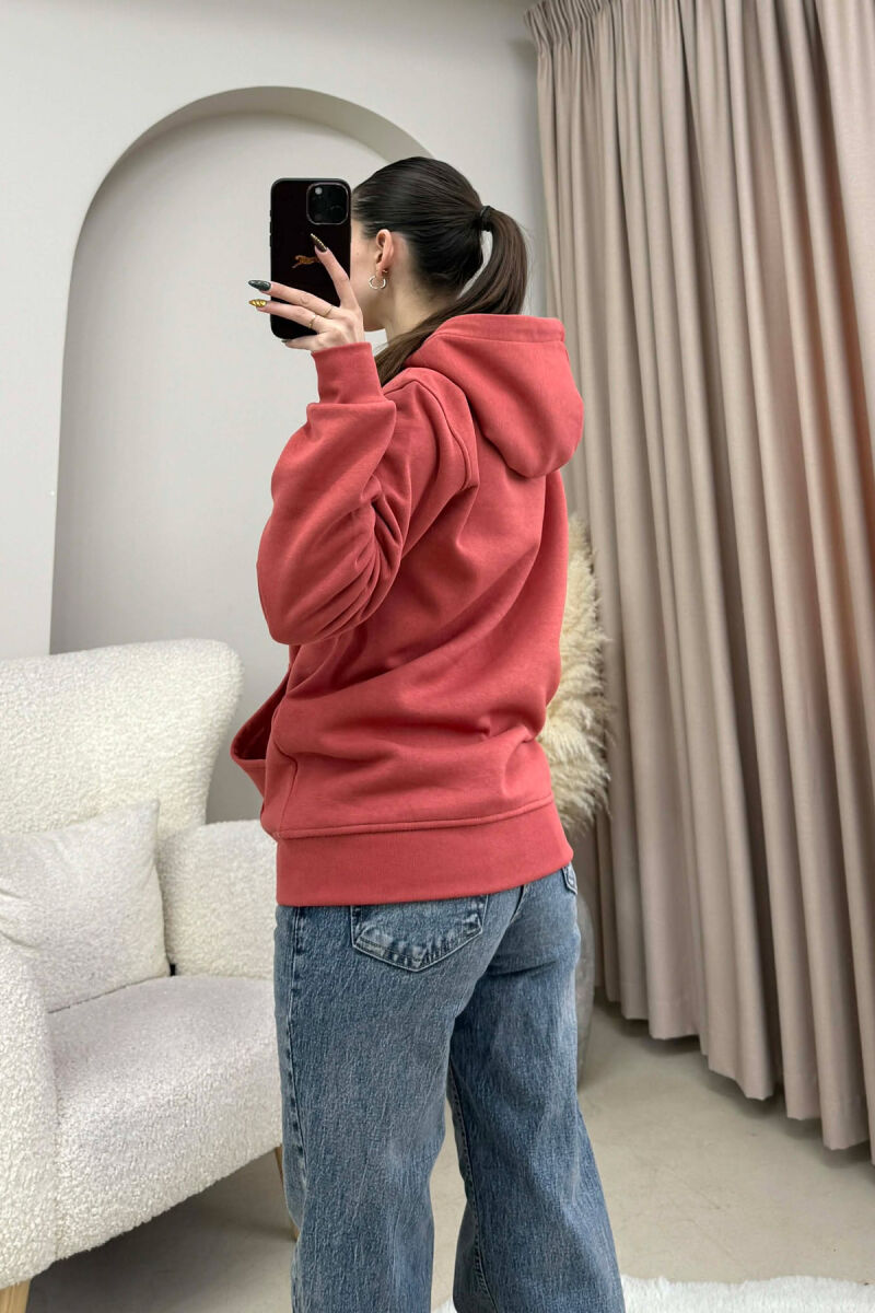 HOODIE NJE NGJYRESHE ME PUSH PER FEMRA NE NGJYRE TULLE - 3