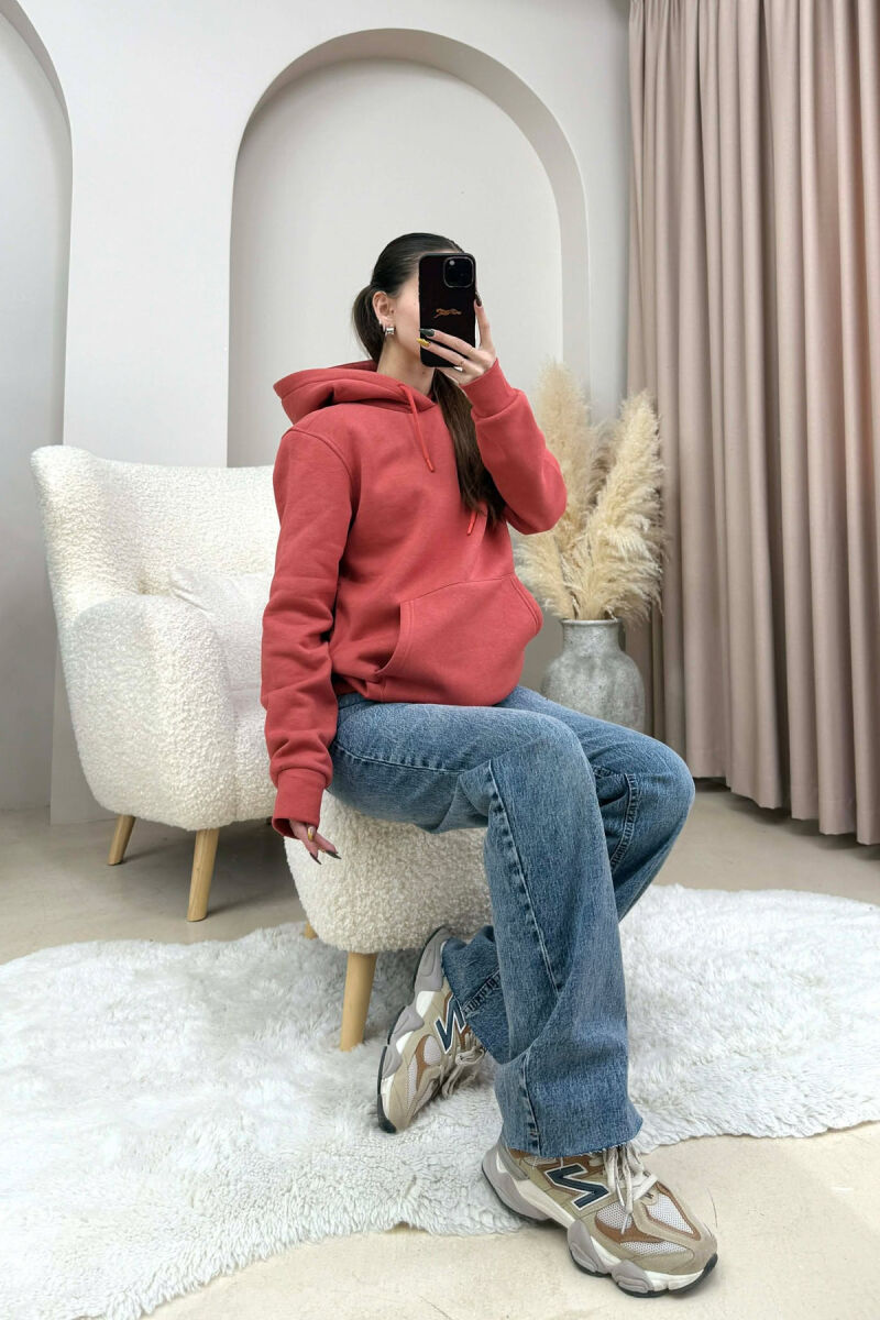 HOODIE NJE NGJYRESHE ME PUSH PER FEMRA NE NGJYRE TULLE - 1