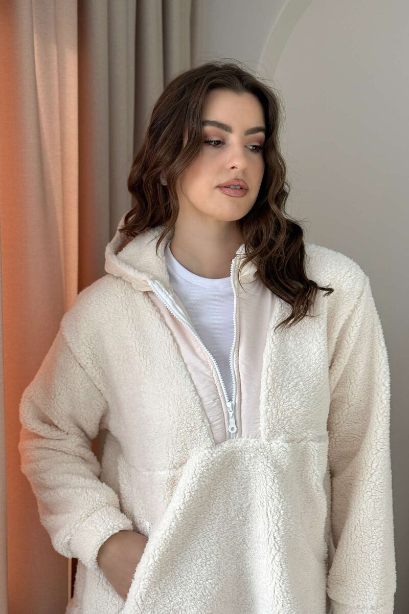 HOODIE POLARE PËR FEMRA SHUMËNGJYRËSHE - 3