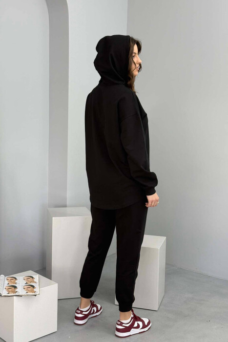 HOODIE+JOGGERS WOMEN SET BLACK/ E ZEZE - 2