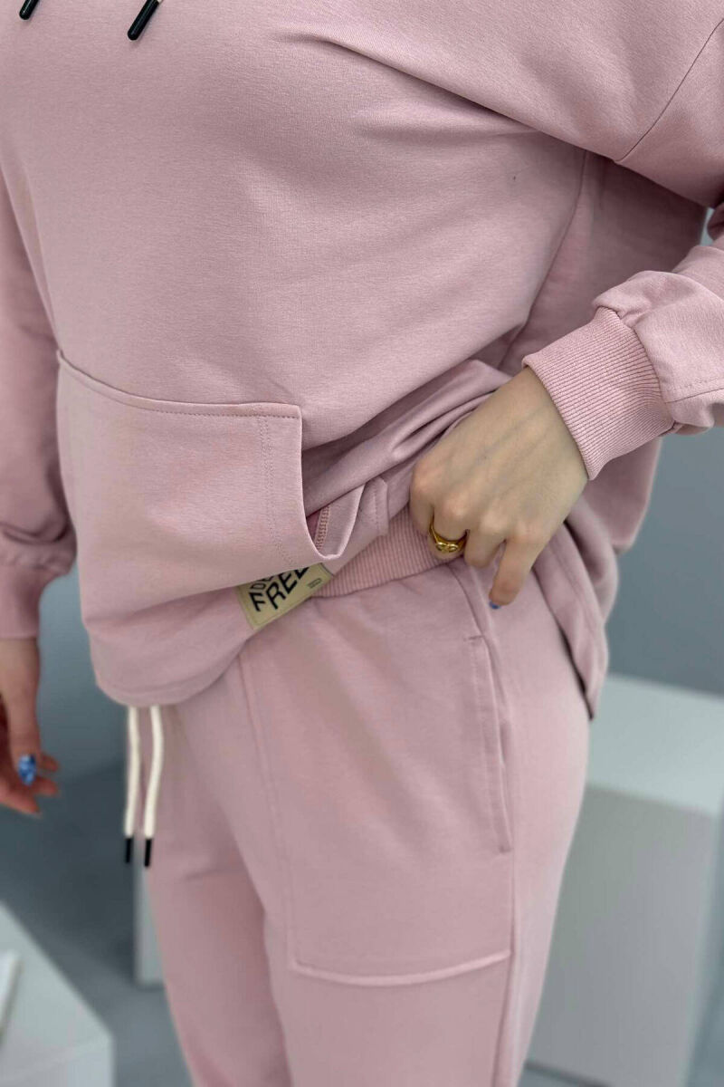 HOODIE+JOGGERS WOMEN SET POWDER/PUDER - 4