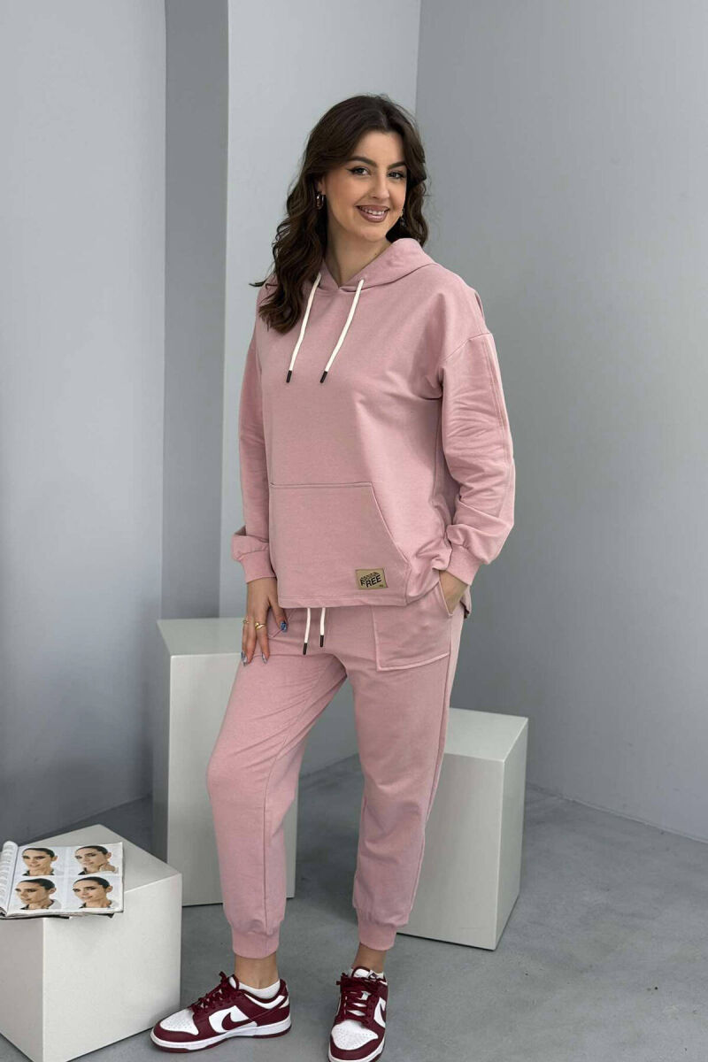 HOODIE+JOGGERS WOMEN SET POWDER/PUDER - 5