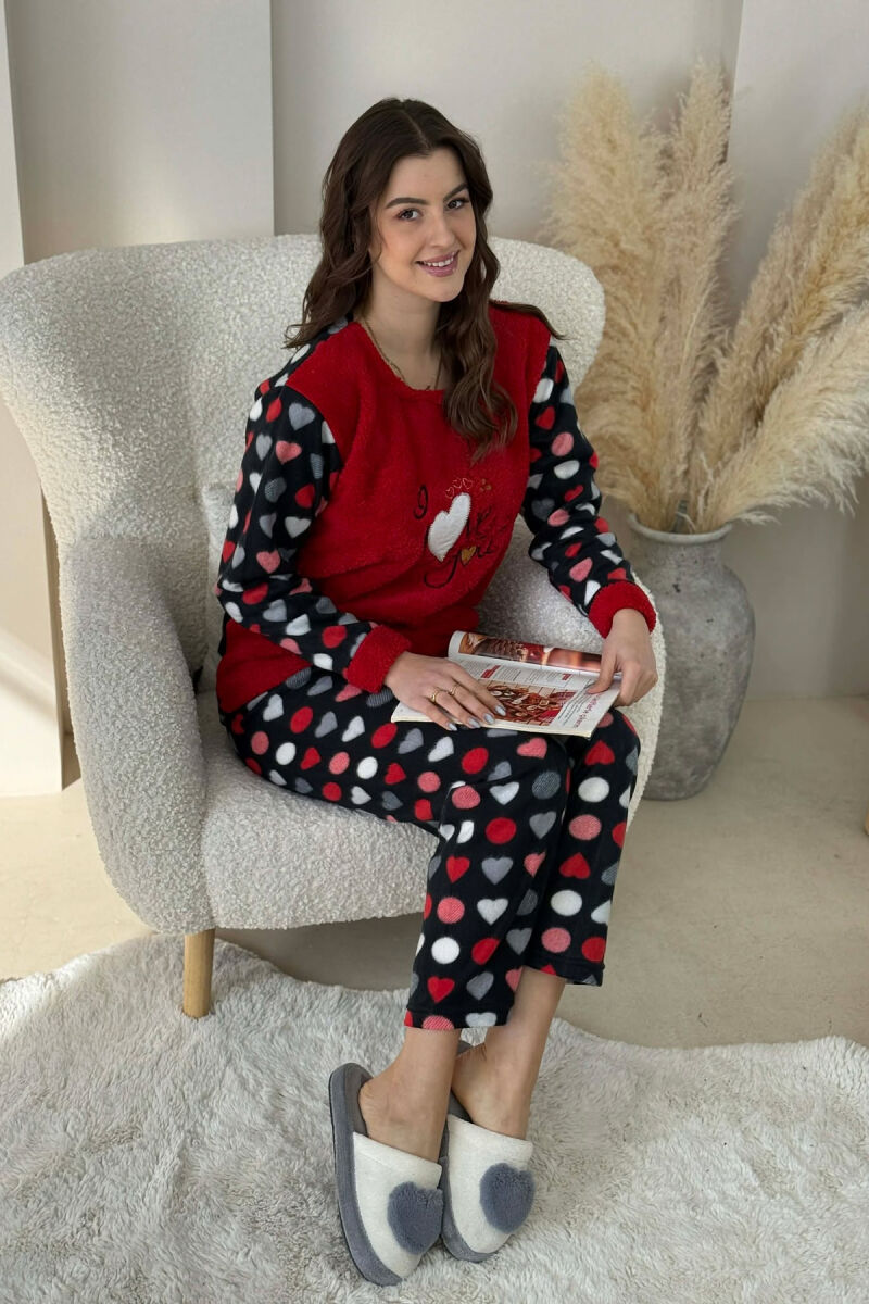 I LOVE YOU WRITINGS POLAR WOMAN PIJAMAS RED/E KUQE - 2