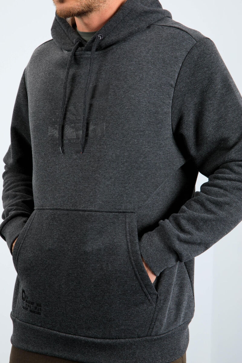 IMAGE WRITTINGS COTTON MEN HOODIE DARK GREY/GEE - 7