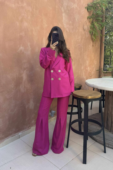 JACKET+TROUSERS WOMAN SET FUCHSIA/CIKLAMI 