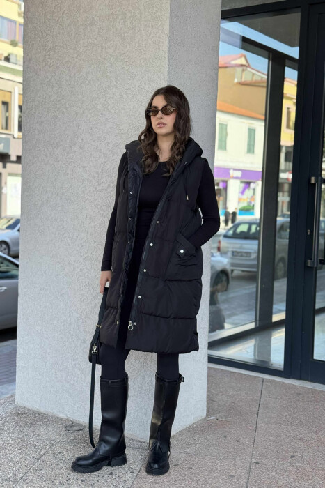 JELEK I GJATË PËR FEMRA NË NGJYRËN E ZEZË - KLAUDIO FASHION