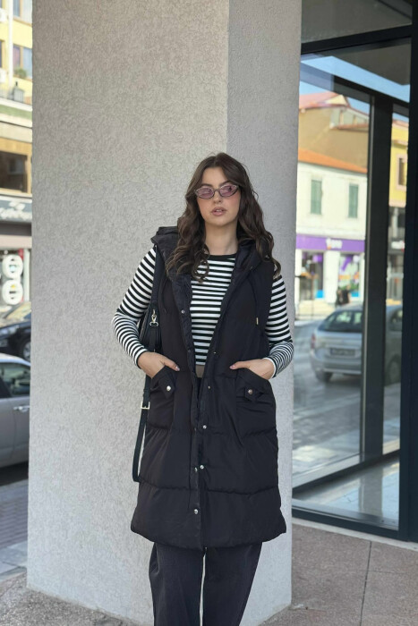 JELEK I GJATË PËR FEMRA NË NGJYRËN E ZEZË - 5