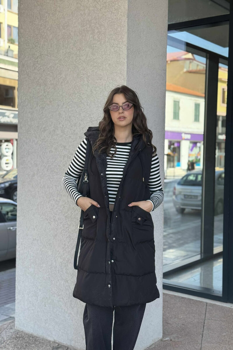 JELEK I GJATË PËR FEMRA NË NGJYRËN E ZEZË - 5