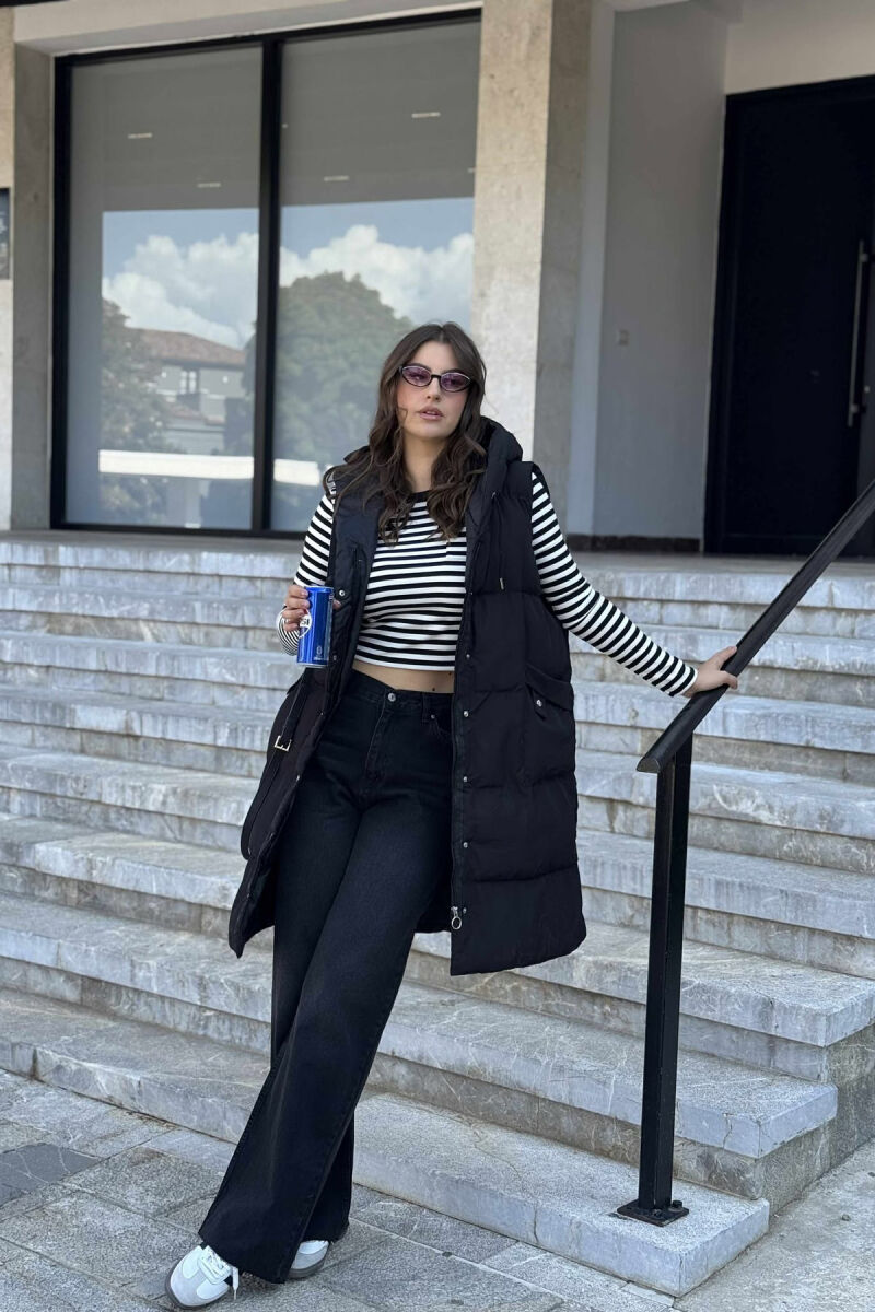 JELEK I GJATË PËR FEMRA NË NGJYRËN E ZEZË - 8