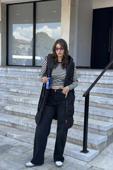 JELEK I GJATË PËR FEMRA NË NGJYRËN E ZEZË - 10