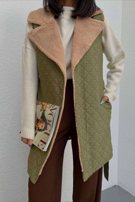 JELEK I NGROHTË NJË NGJYRËSH PËR FEMRA NË NGJYRËN E JESHILE - 1