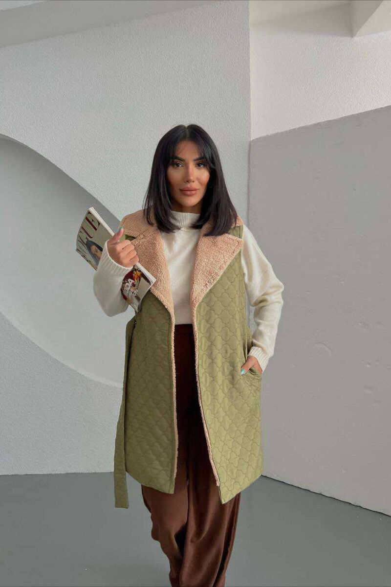 JELEK I NGROHTË NJË NGJYRËSH PËR FEMRA NË NGJYRËN E JESHILE - 2