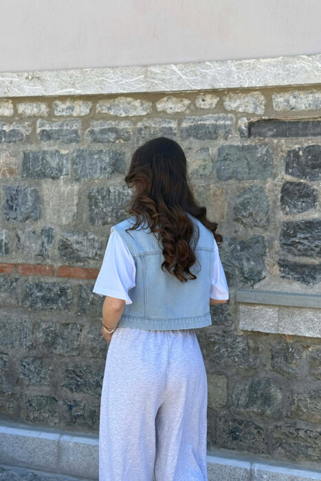 JELEK I THJESHTE XHINS PER FEMRA NE NGJYRE BABY BLUE - 3