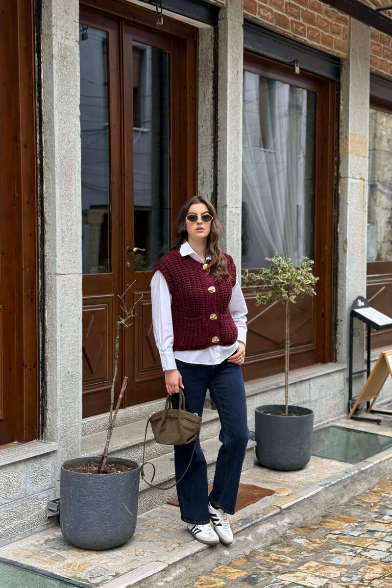 JELEK I THURUR NJE NGJYRESH PER FEMRA NE NGJYRE VISHNJE - 5