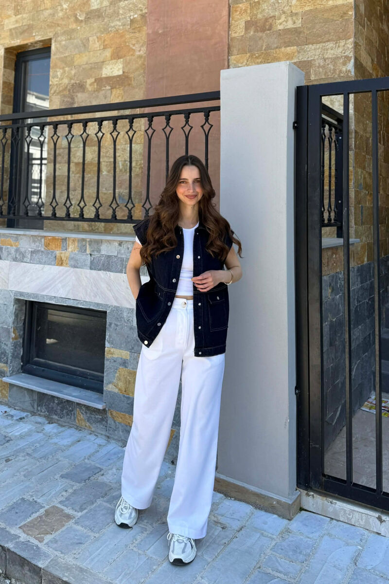 JELEK NJE NGJYRESH XHINS PER FEMRA NE NGJYRE BLU TE ERRET - 3