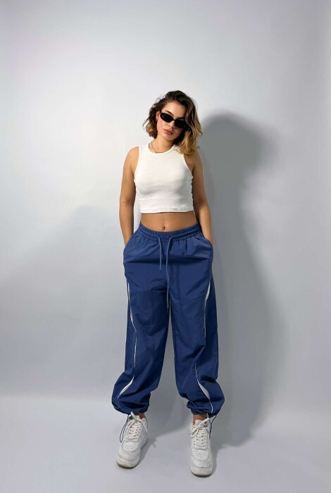 ONE COLOR JOGGING WOMEN SWEATPANTS BLUE/BLU 
