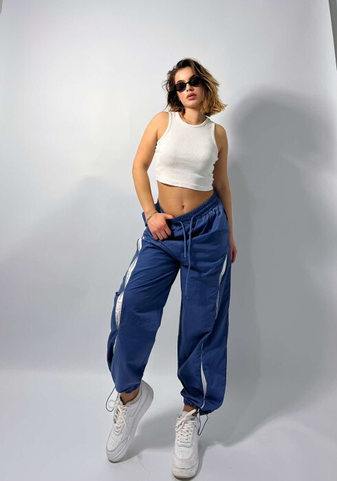 ONE COLOR JOGGING WOMEN SWEATPANTS BLUE/BLU - 2