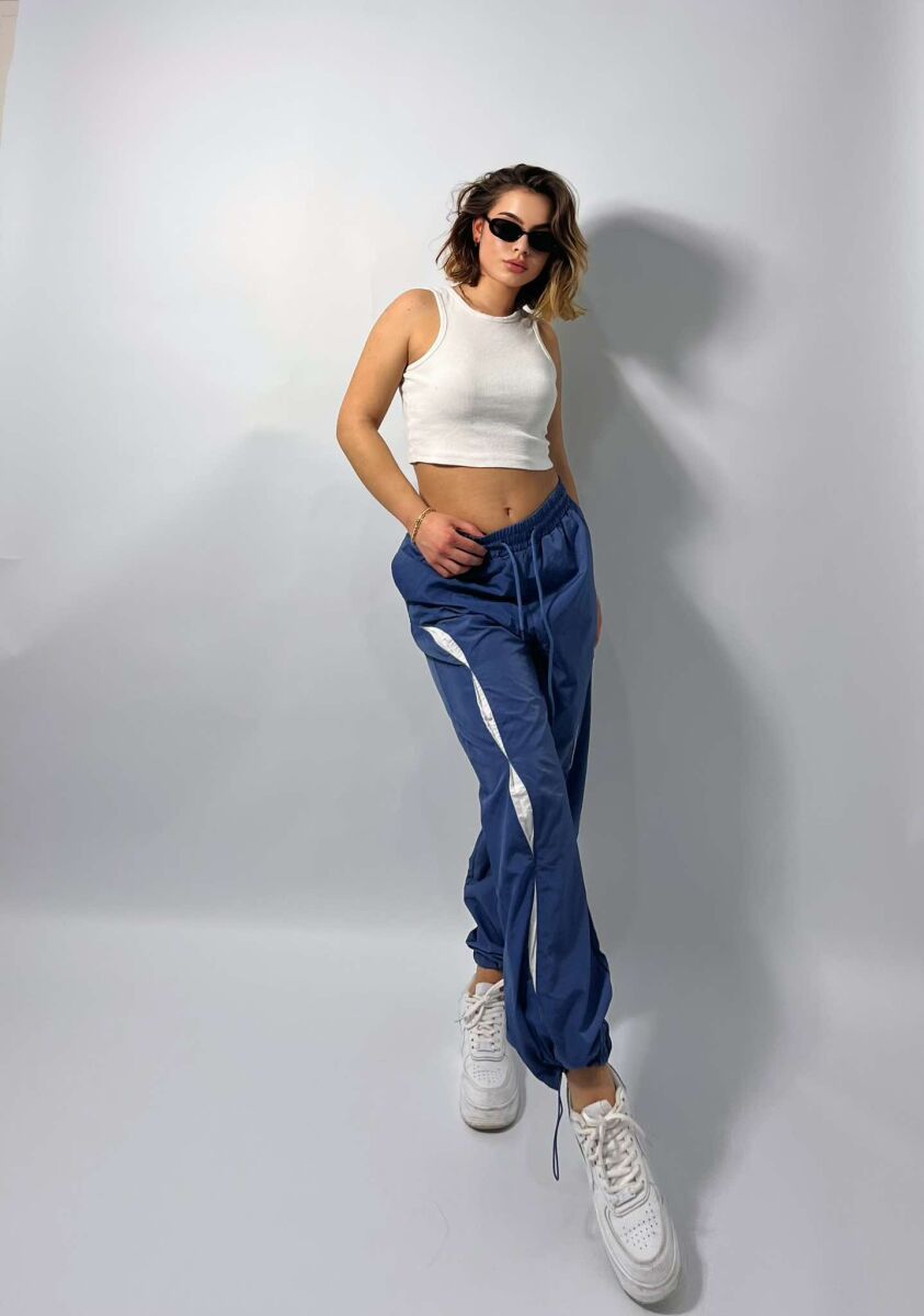 ONE COLOR JOGGING WOMEN SWEATPANTS BLUE/BLU - 3