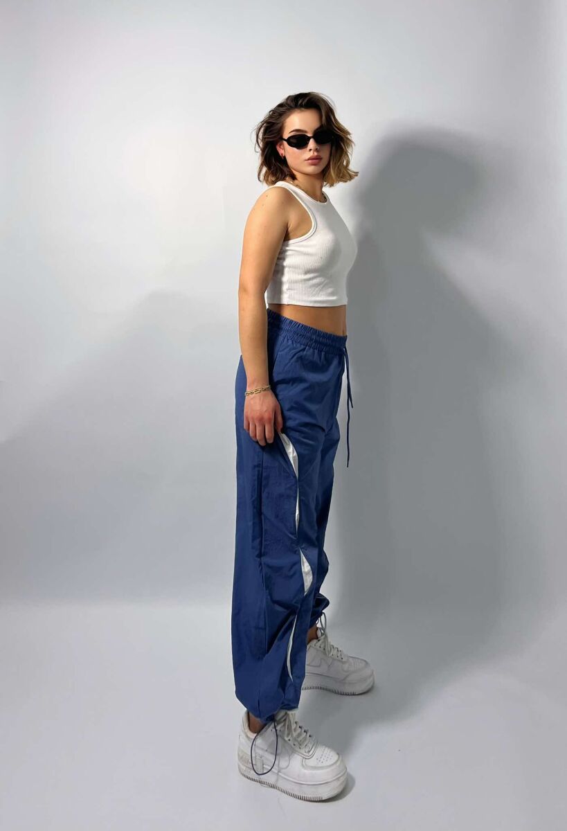 ONE COLOR JOGGING WOMEN SWEATPANTS BLUE/BLU - 4