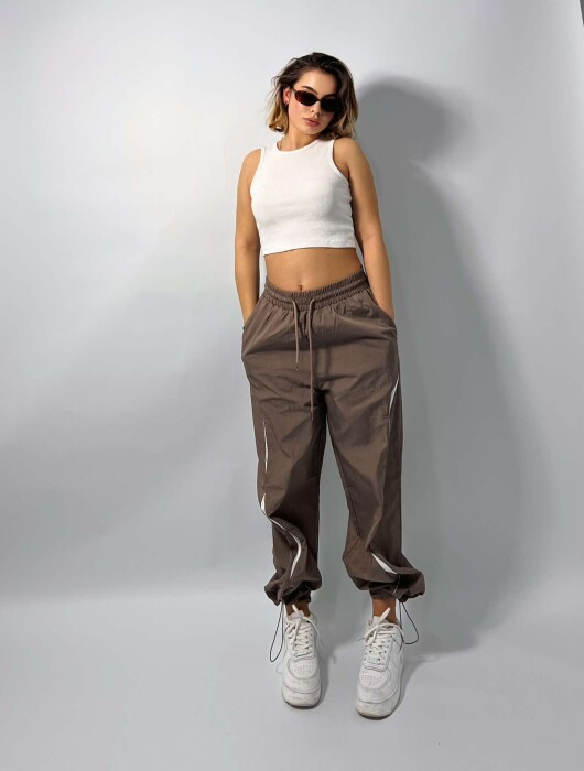 ONE COLOR JOGGING WOMEN SWEATPANTS DARK GREY/GEE 