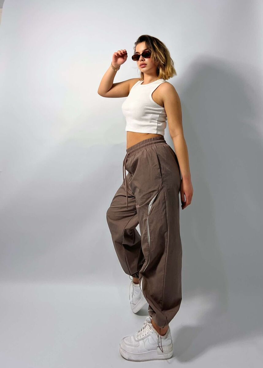 ONE COLOR JOGGING WOMEN SWEATPANTS DARK GREY/GEE - 3