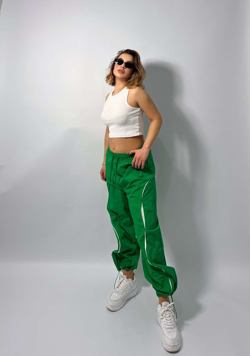 ONE COLOR JOGGING WOMEN SWEATPANTS GREEN/JESHILE - 2