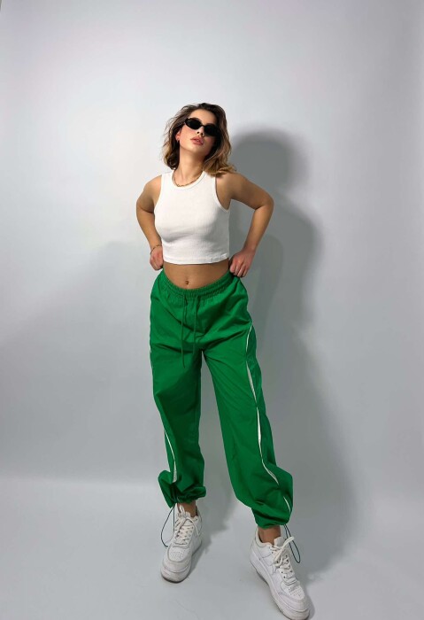 ONE COLOR JOGGING WOMEN SWEATPANTS GREEN/JESHILE - 4