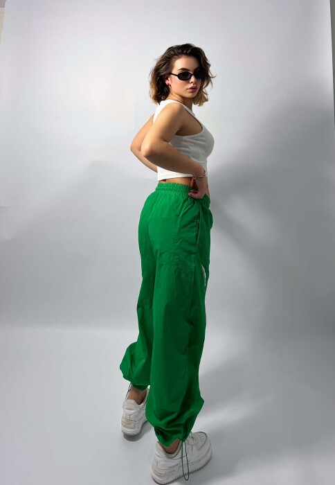 ONE COLOR JOGGING WOMEN SWEATPANTS GREEN/JESHILE - 5