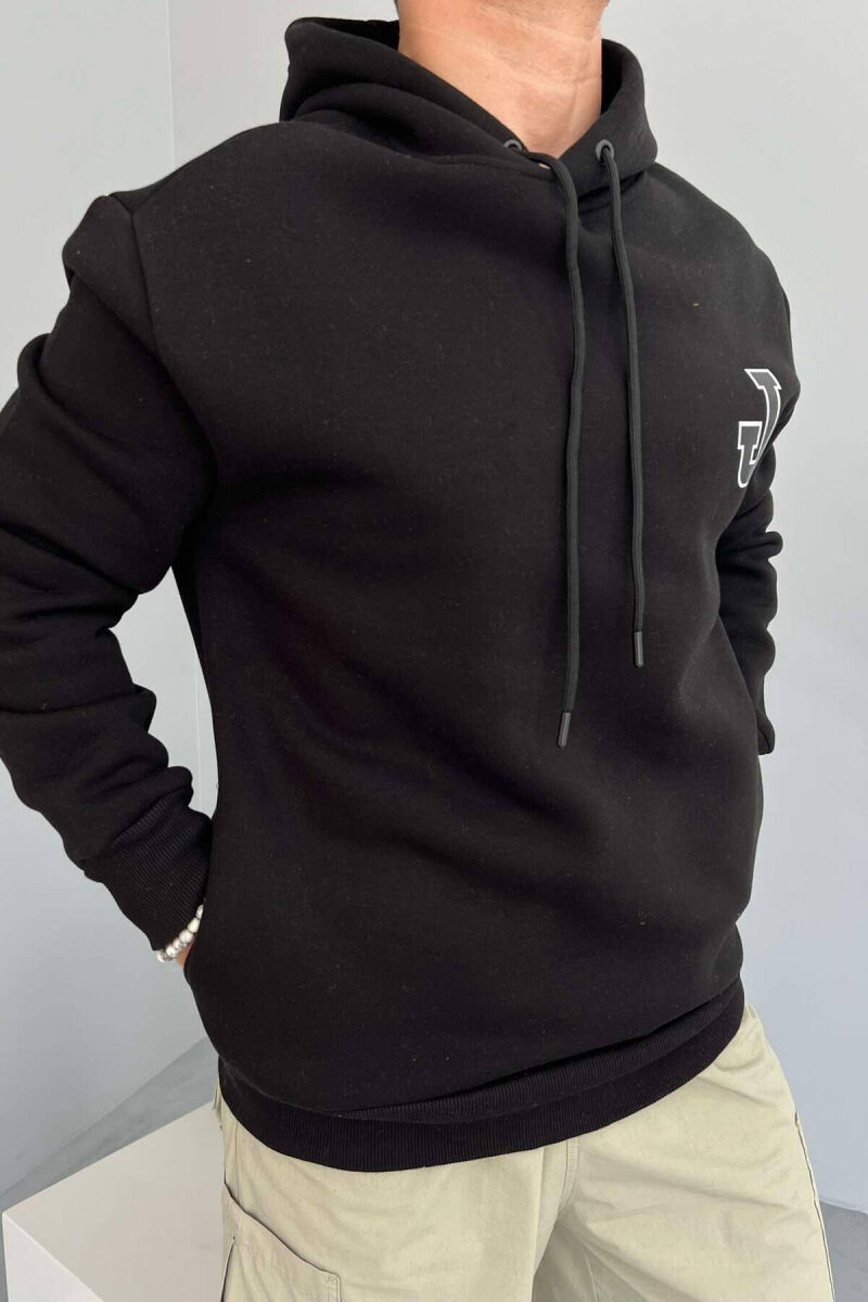 JOKER BACK IMAGE MEN HOODIE BLACK/ E ZEZE - 3