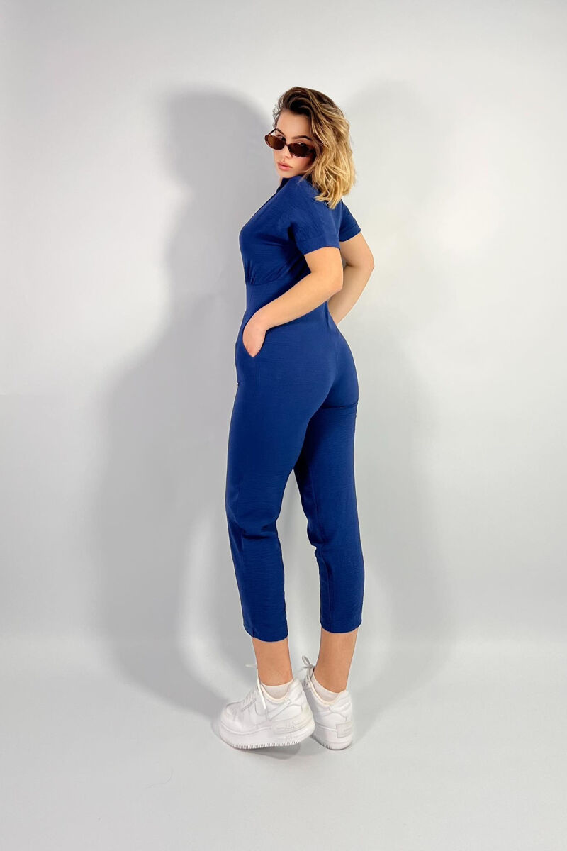 JUMPSUIT PËR FEMRA NË NGJYRËN BLU - 4