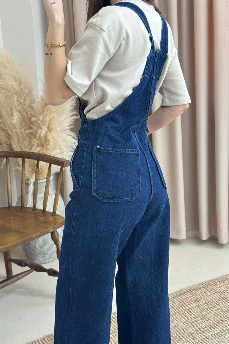 JUMPSUIT XHINS PËR FEMRA NË NGJYRËN BLU E ERRËT - 6