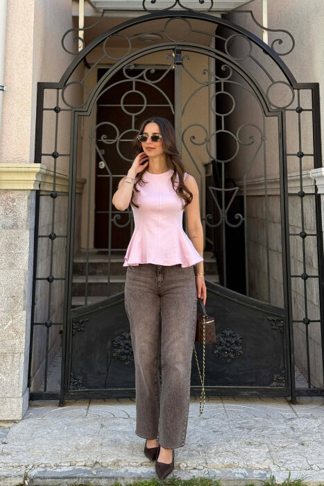 KANATJERE E THJESHTE PER FEMRA NE NGJYRE ROZE - 5