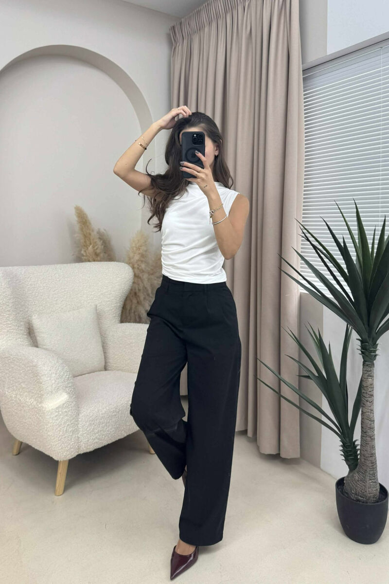 KANATJERE E THJESHTË NJË NGJYRËSHE PËR FEMRA NË NGJYRË TË BARDHË - 3