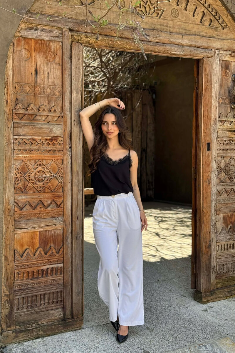 KANATJERE ME DETAJ DANTELLE PER FEMRA NE NGJYRE TE ZEZE - 6