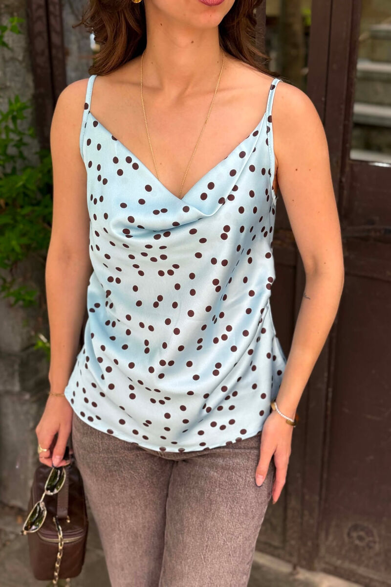 KANTJERE ME DIZAJN POLKA DOTS PER FEMRA NE NGJYRE BOJEQIELLI - 2