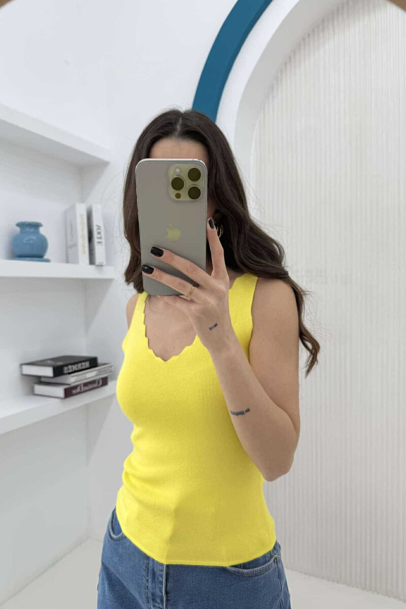 KANATJERE NJË NGJYRËSHE PËR FEMRA NË NGJYRËN E VERDHË - 2