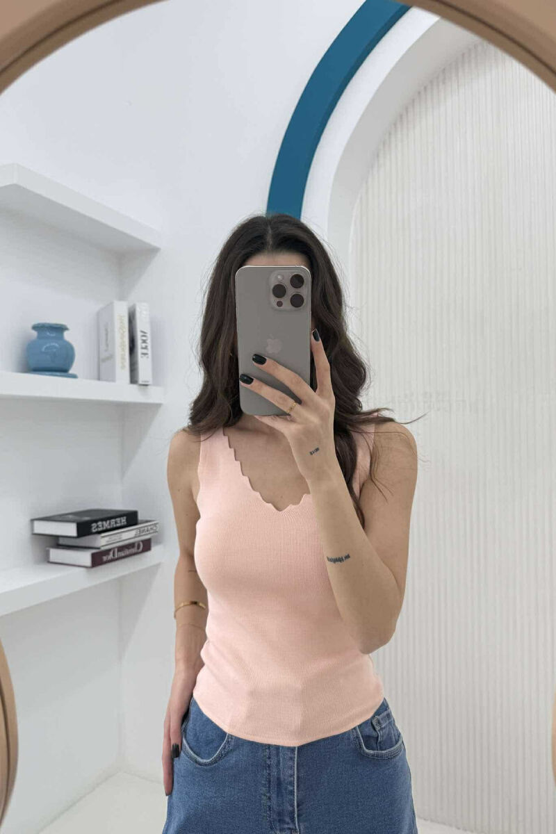 KANATJERE NJË NGJYRËSHE PËR FEMRA NË NGJYRËN PUDËR - 2