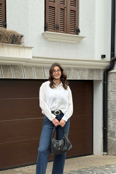 KEMISHE E THJESHTE NJE NGJYRESHE PER FEMRA NE NGJYRE TE BARDHE - 2