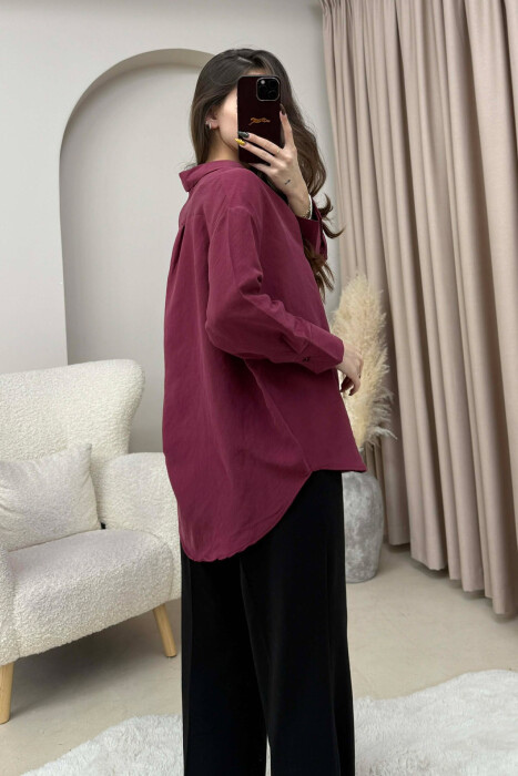 KEMISHE E THJESHTE NJE NJGYRESHE PER FEMRA NE NGJYRE VISHNJE - 3