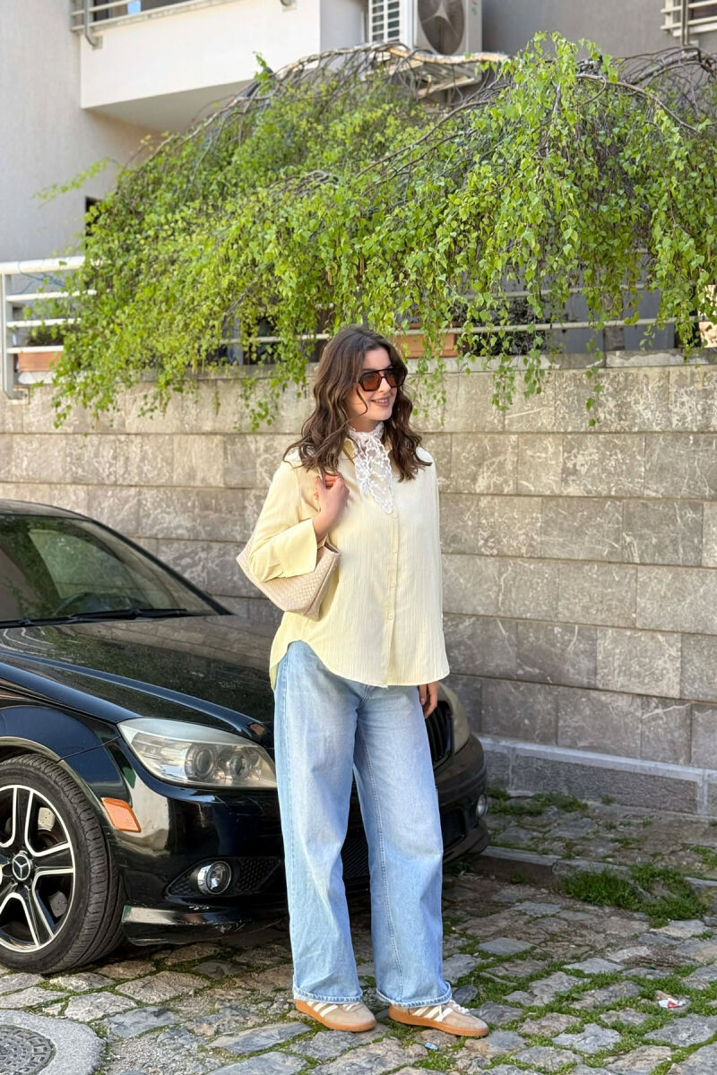 KEMISHE E THJESHTE NJE NGJYRESHE PER FEMRA NE NGJYRE TE VERDHE - 5