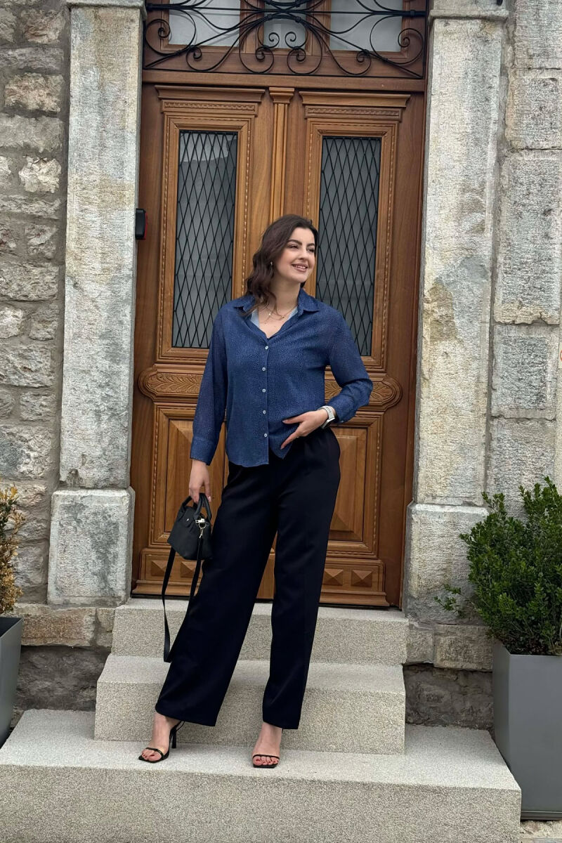 KEMISHE ELEGANTE ME PRINT MODERN PER FEMRA NE NGJYRE TE BARDHE - 4