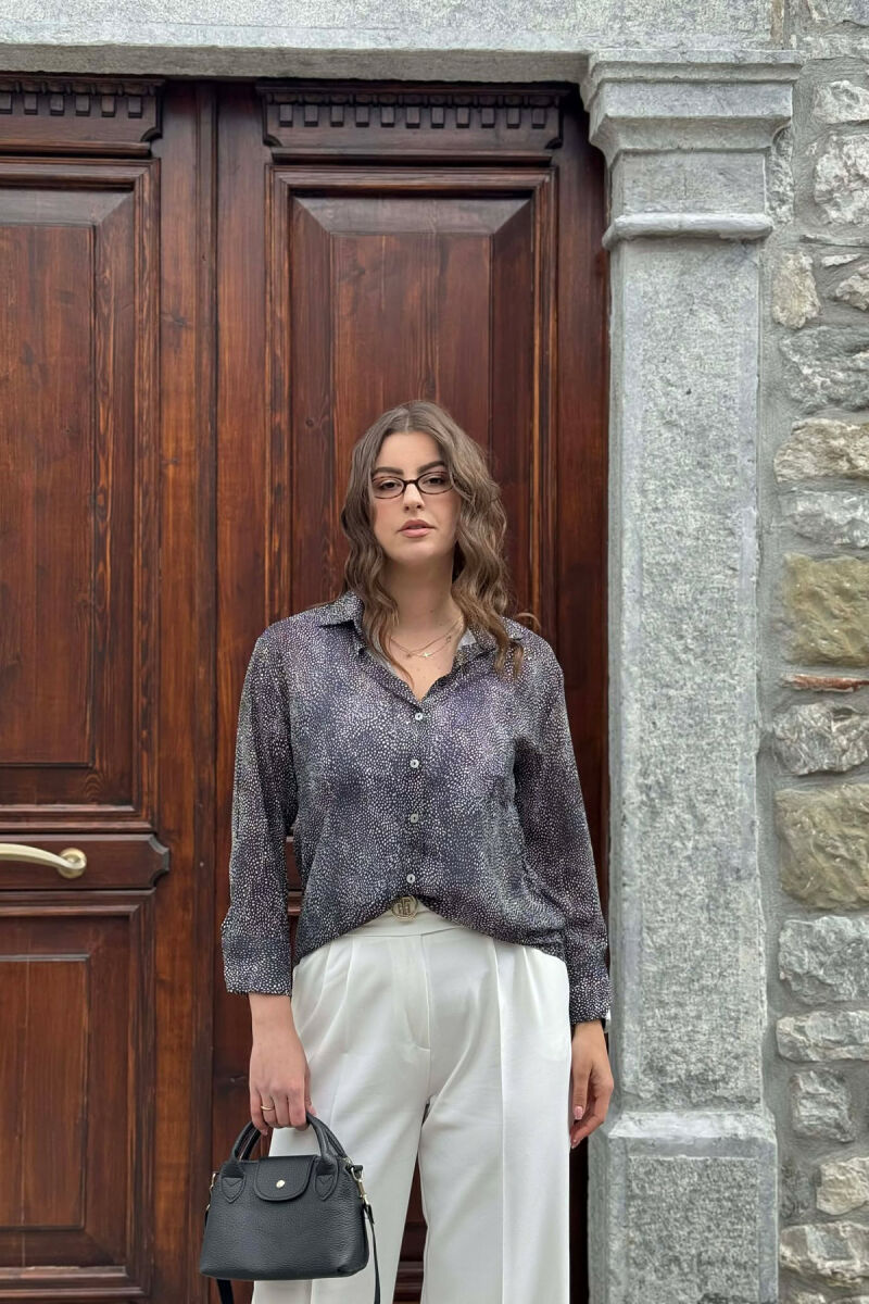 KEMISHE ELEGANTE ME PRINT MODERN PER FEMRA NE NGJYRE TE ZEZE - 1