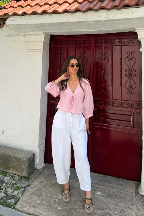KEMISHE LINO PER FEMRA NE NGJYRE ROZE - 4