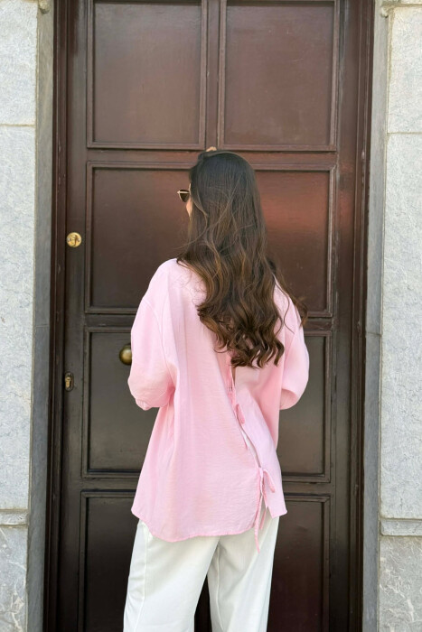 KEMISHE ME DETAJE LIDHESESH PER FEMRA NE NGJYRE ROZE - 7