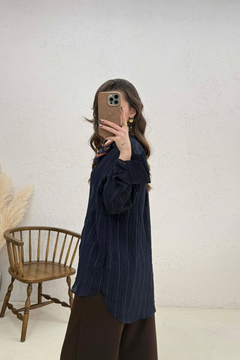 KEMISHE ME NJE XHEP PER FEMRA NE NGJYRE BLU TE ERRET - 2