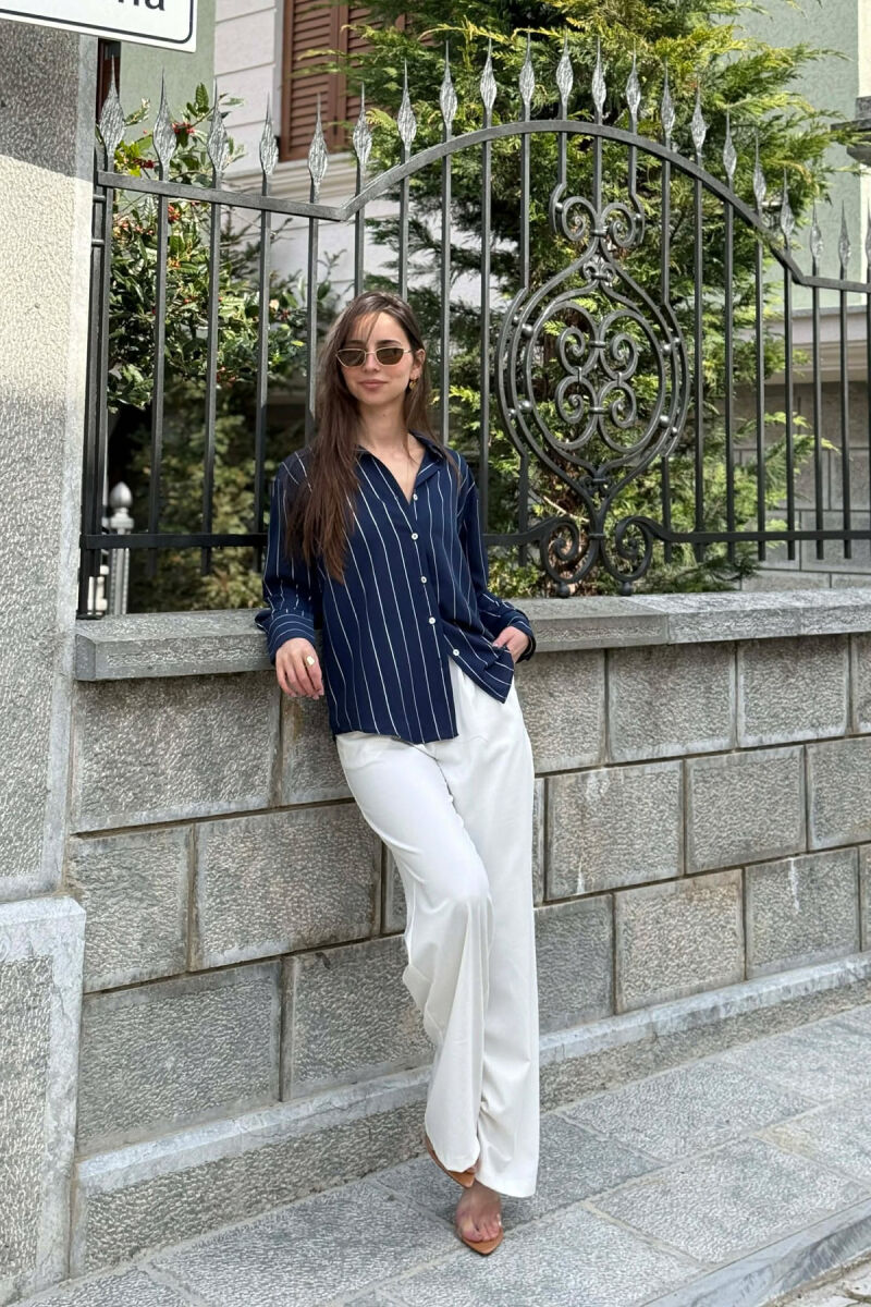 KEMISHE ME VIJA PER FEMRA NE NGJYRE BLU - 5