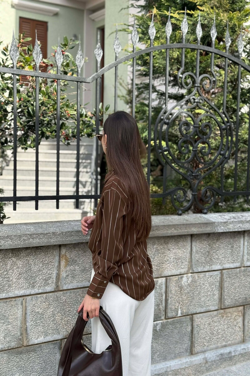 KEMISHE ME VIJA PER FEMRA NE NGJYRE KAFE - 3