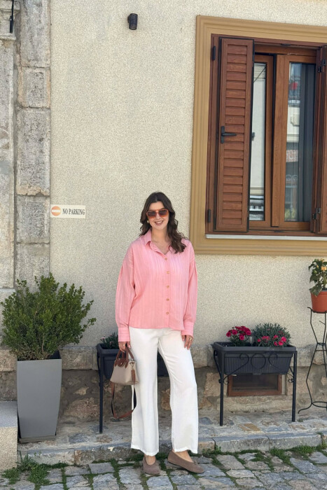 KEMISHE ME VIJA PER FEMRA NE NGJYRE PUDER - 3